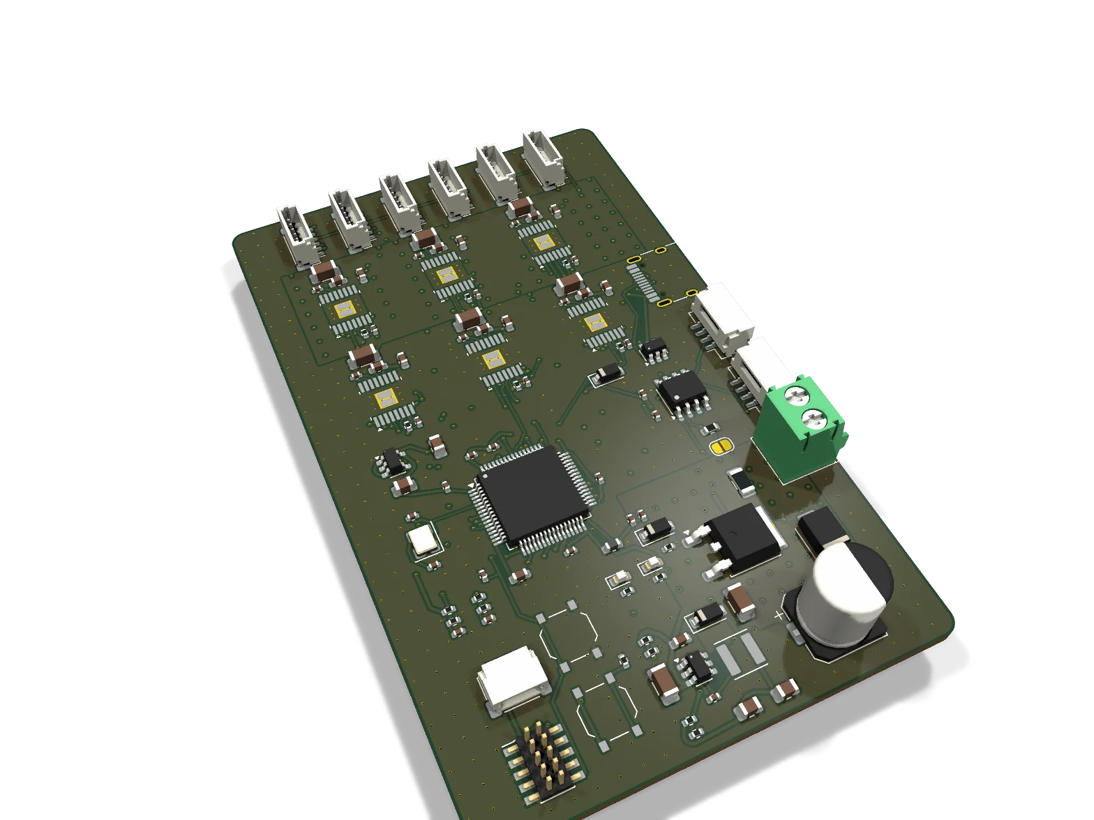 Forearm driver board in 3D